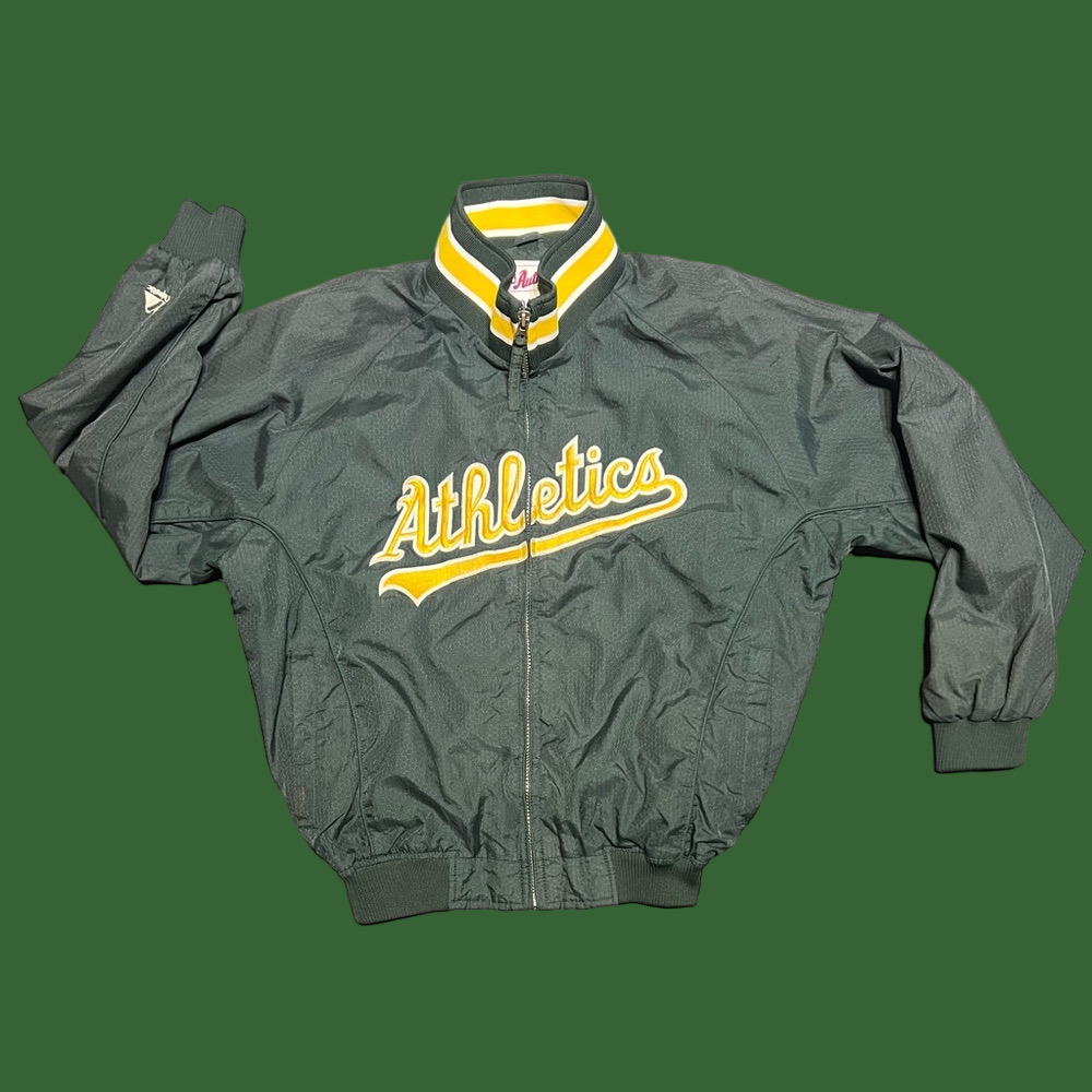 Oakland Athletics* Majestic Vintage Youth Baseball Jacket